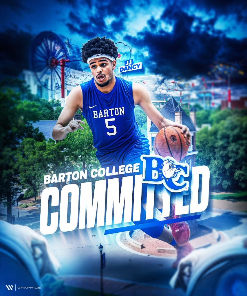 JJ Dancy committed to Barton College graphic